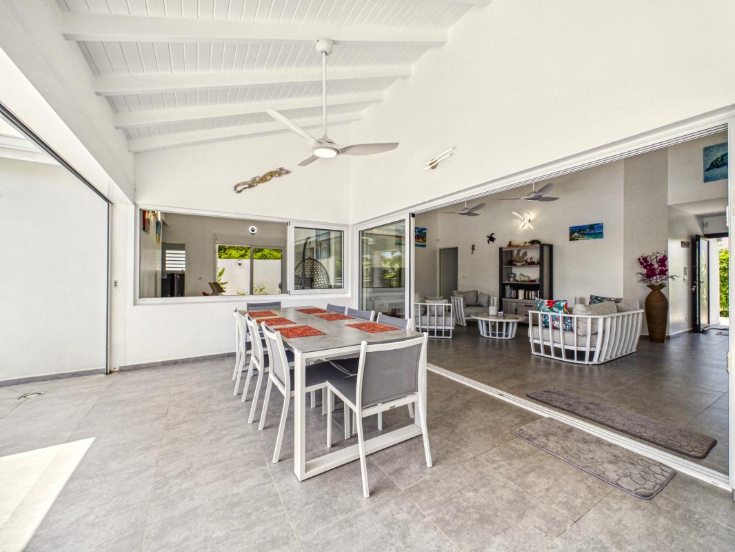 13.Location villa piscine Saint François Guadeloupe_Terrasse